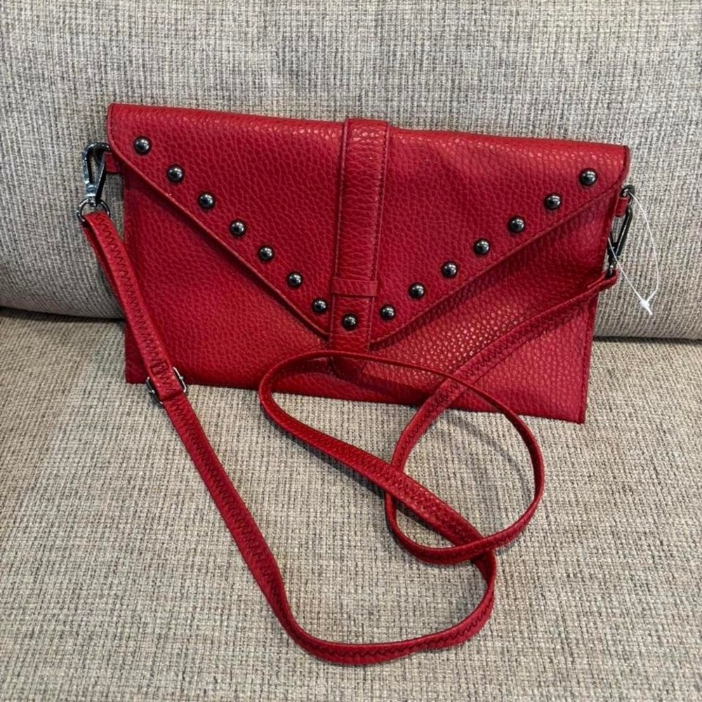 red leather crossbody bag
